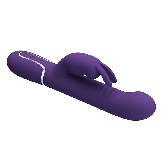 Vibrador Conejo con Empuje y Perlas vibratorias giratorias