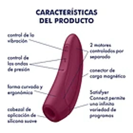 Satisfyer c/ Pulso de Aire Curvy 1+