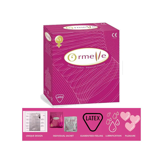 Condon femenino de latex Ormelle 1 unidad