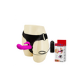 Dildo vibrador conejo con Arnes Marion