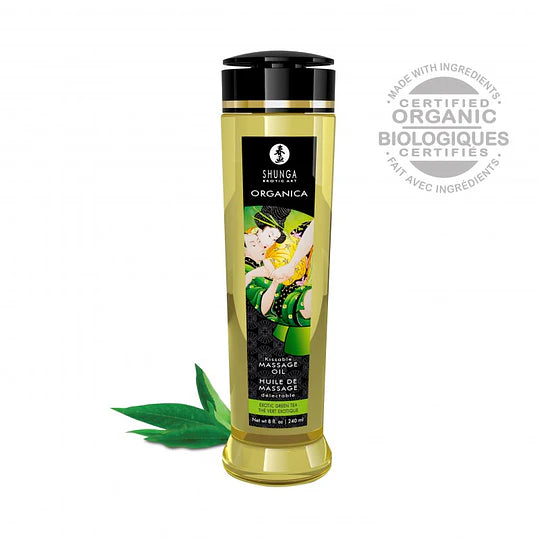 Aceite de masaje organico Te verde