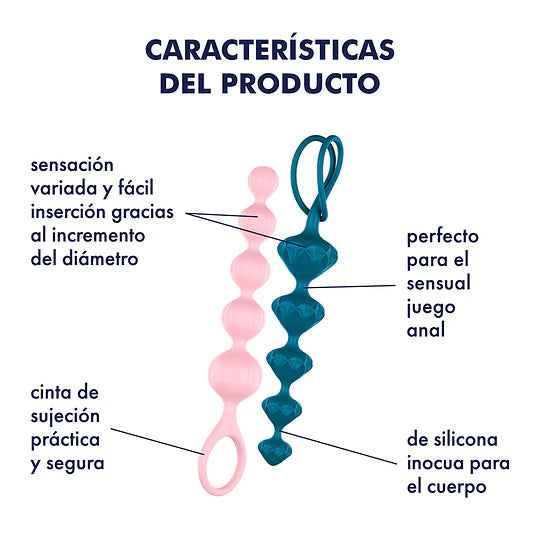 Bolitas anales Satisfyer Love Beads silicona