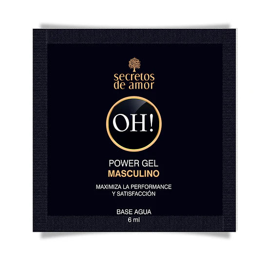 Sachet gel masculino potenciador Power OH 6 ml. x 3 unidades