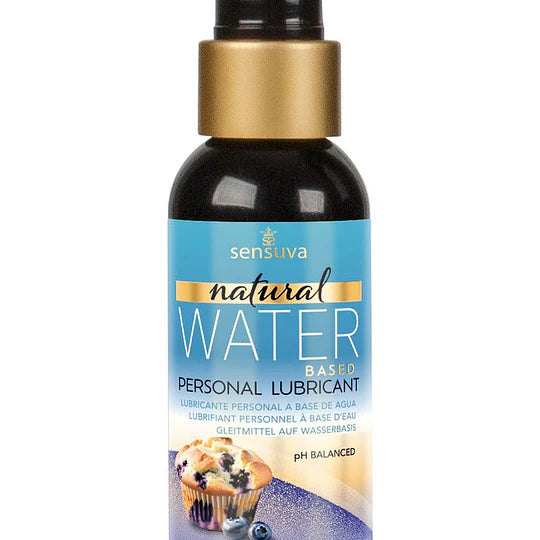 Lubricante base agua Sensuva sabor Muffin Arandanos