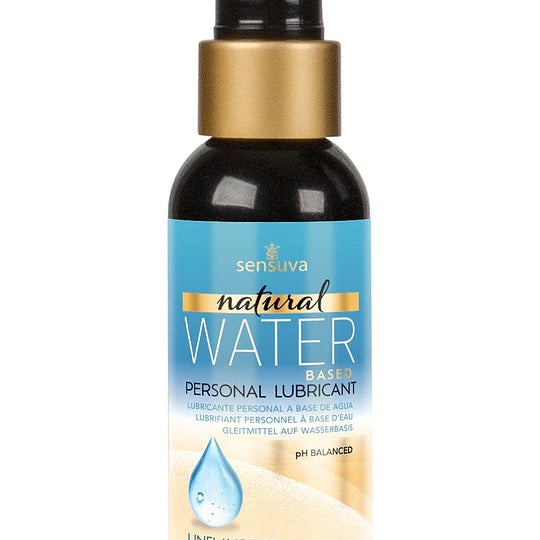Lubricante base agua Sensuva neutro