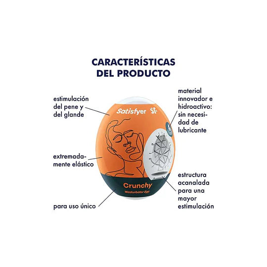 Huevo masturbador Satisfyer modelos surtidos