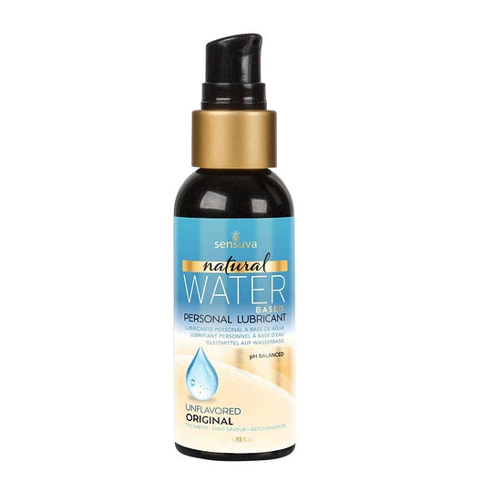 Lubricante base agua Sensuva neutro