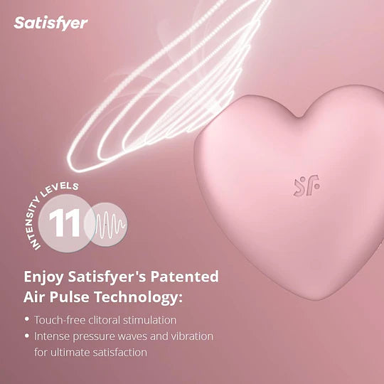Vibrador Succionador Satisfyer Cutie Heart Red