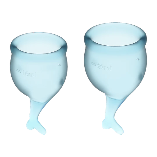 Set 2 Copas Menstruales Satisfyer Feel Secure