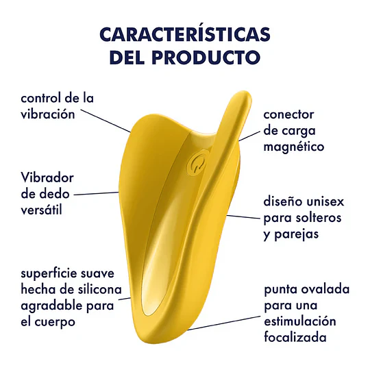 Satisfyer High Fly Vibrador de Dedo Versátil