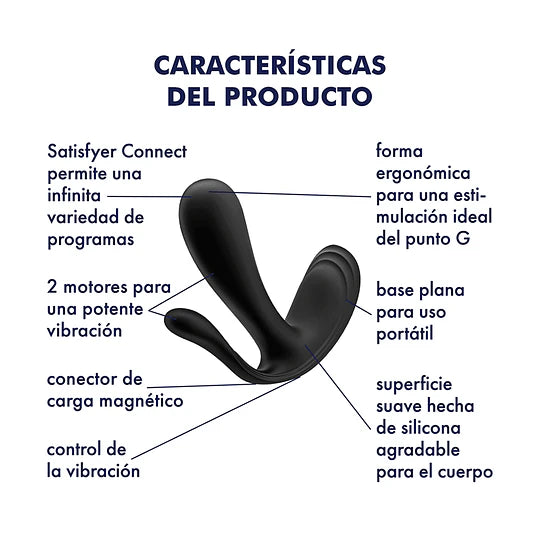 Vibrador Satisfyer Top Secret con APP