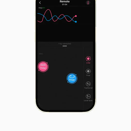 Dildo pulsador con vibracion con APP GRAVITY LOVENSE