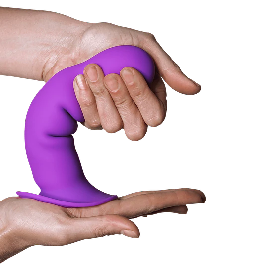 Hitsens 3 Dildo Vibrador Doble Densidad Silexpan Recargable