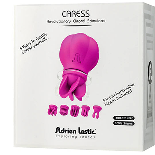 Vibrador 5 Cabezales Caress Adrien Lastic