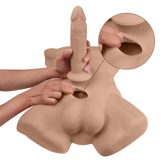 Torso masculino Apollo L con dildo
