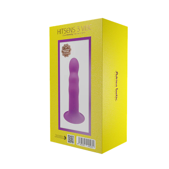 Hitsens 3 Dildo Vibrador Doble Densidad Silexpan Recargable