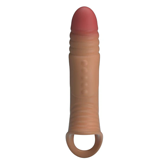 Funda Extensora de Pene con Vibración 22 cm TPE
