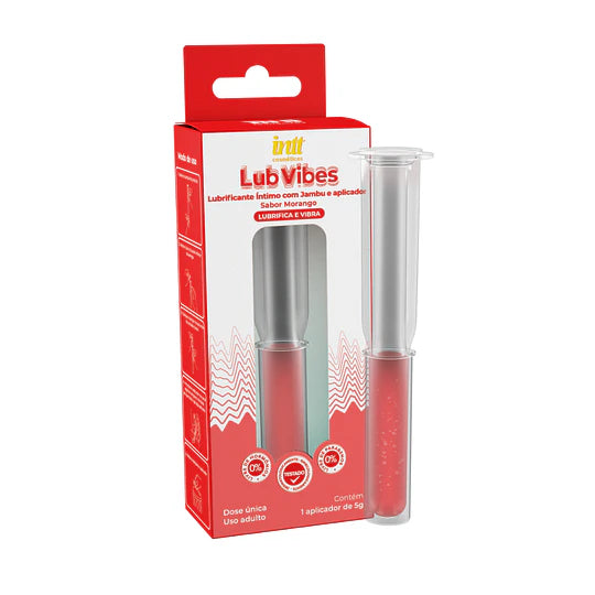 Lubricante con sabor y vibracion Lub Vibes Intt