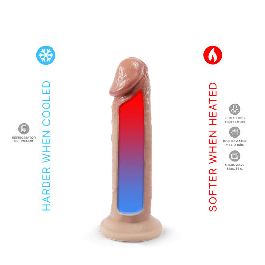 Dildo Edición Premium Real Skin 7,5" Modelo 2