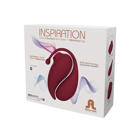 Succionador y Huevo Vibrador Inspiration Adrien Lastic