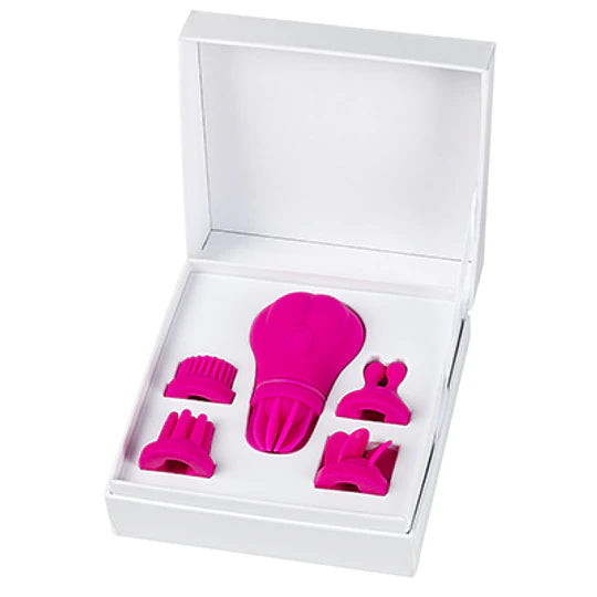 Vibrador 5 Cabezales Caress Adrien Lastic