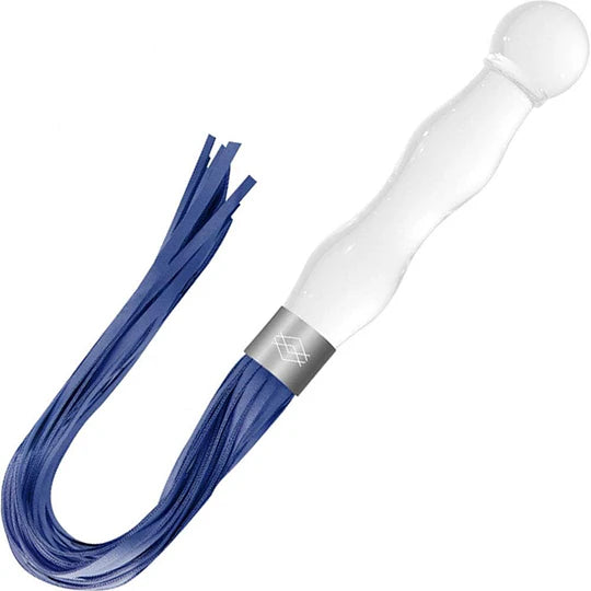 Dildo de vidrio con latigo