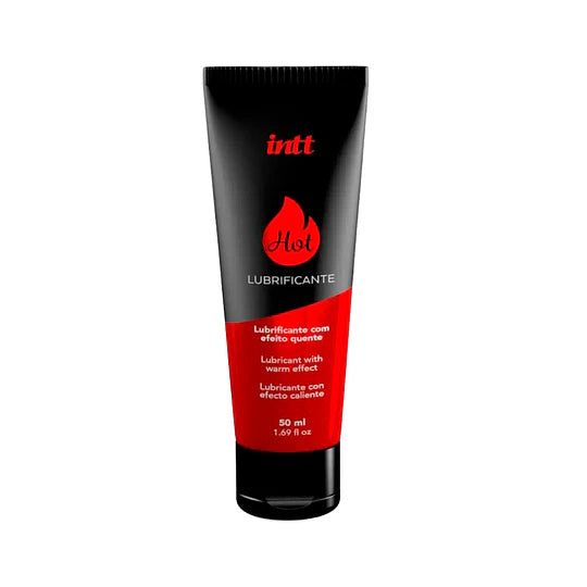 Lubricante Hot con sabor a frutilla Intt