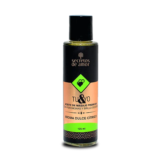 Aceite de masaje Tu Yo Dulce citrico
