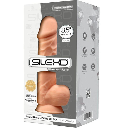 Dildo realistico color piel 21 cm Modelo 1