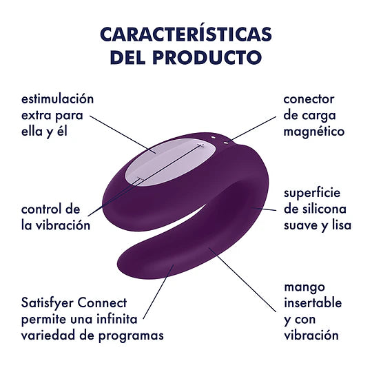 Vibrador Satisfyer Double Joy con APP