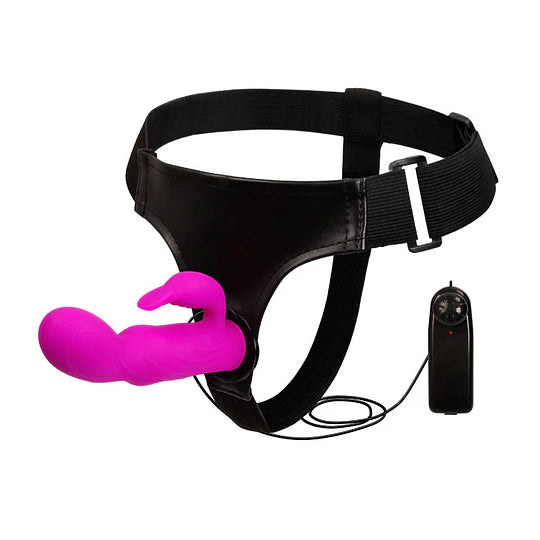 Dildo vibrador conejo con Arnes Marion