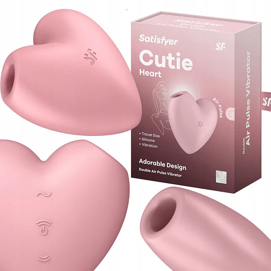 Vibrador Succionador Satisfyer Cutie Heart Red