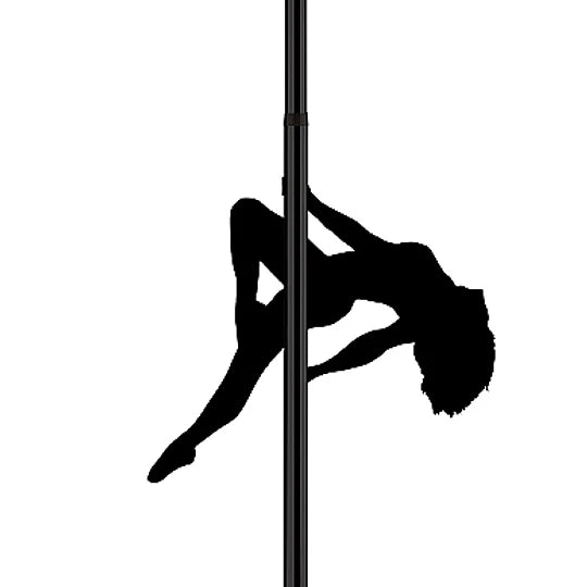 Cano Pole Dance Negro Ajustable 215 a 279 cm Diametro 5,1 cm