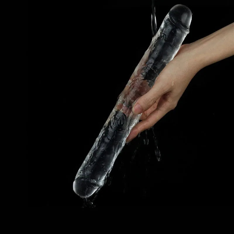 Dildo doble transparente Flawless