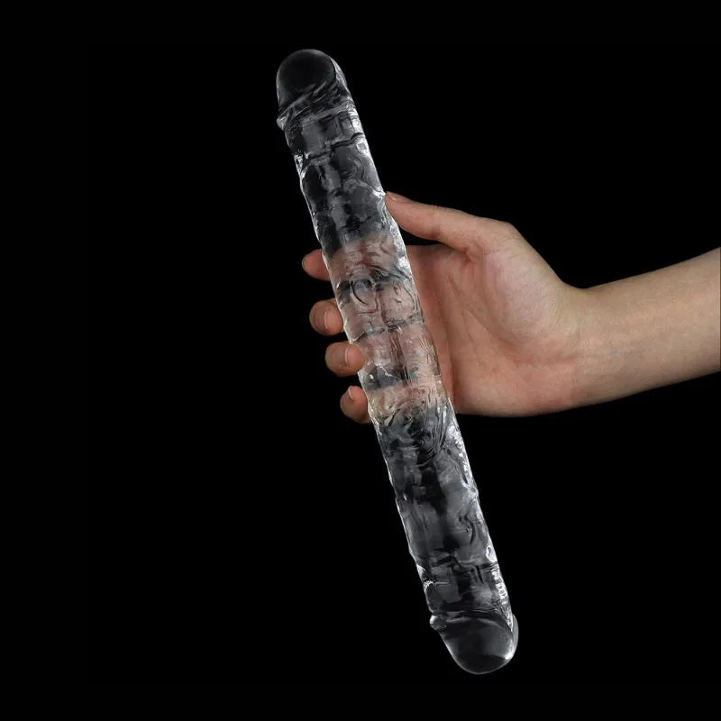 Dildo doble transparente Flawless