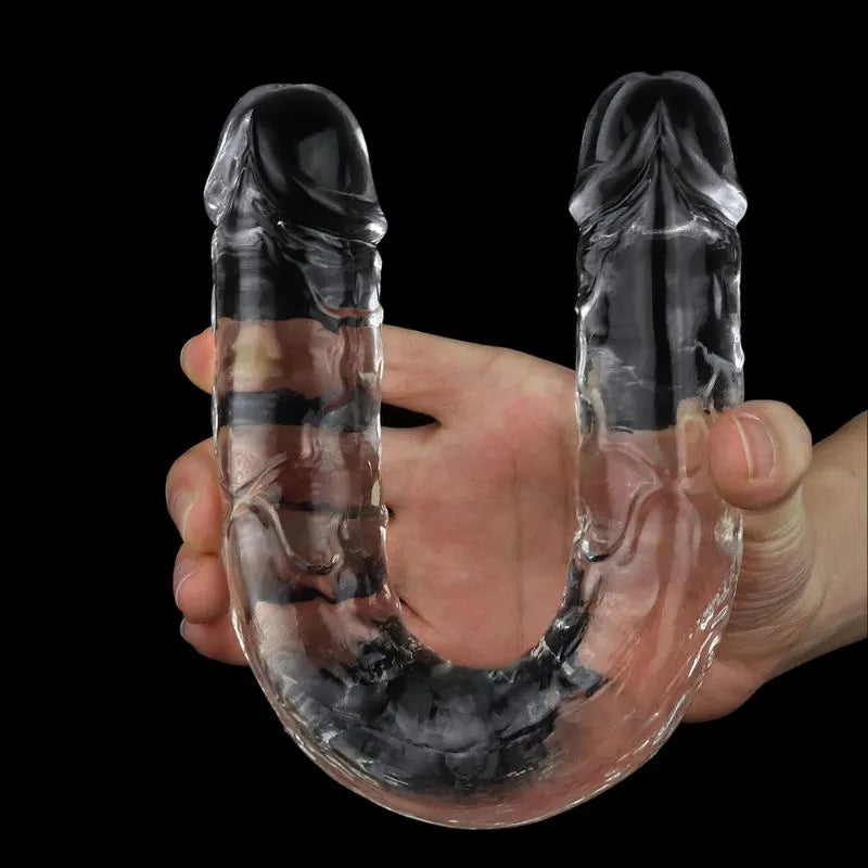 Dildo doble transparente Flawless