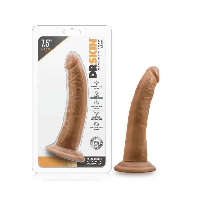 Dildo Basic 7.5 Mocha Dr. Skin