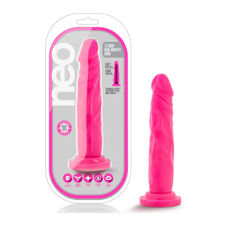 Dildo Neon Pink 19 Cm.