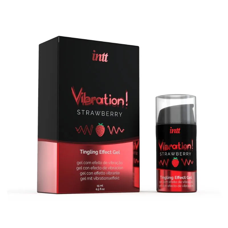 Gel Efecto Vibración Frutilla INTT