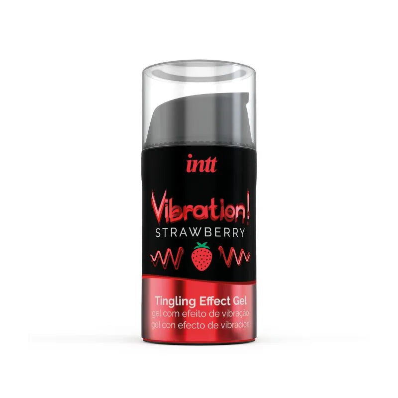 Gel Efecto Vibración Frutilla INTT
