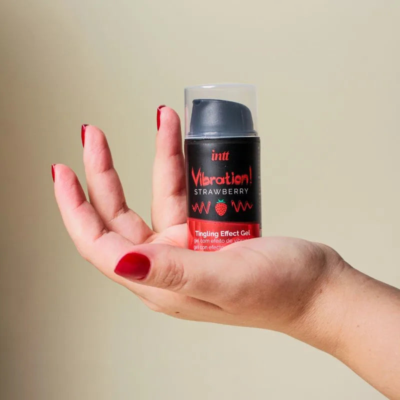 Gel Efecto Vibración Frutilla INTT