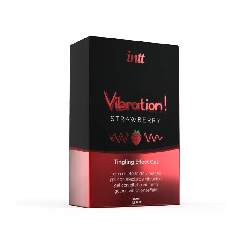 Gel Efecto Vibración Frutilla INTT