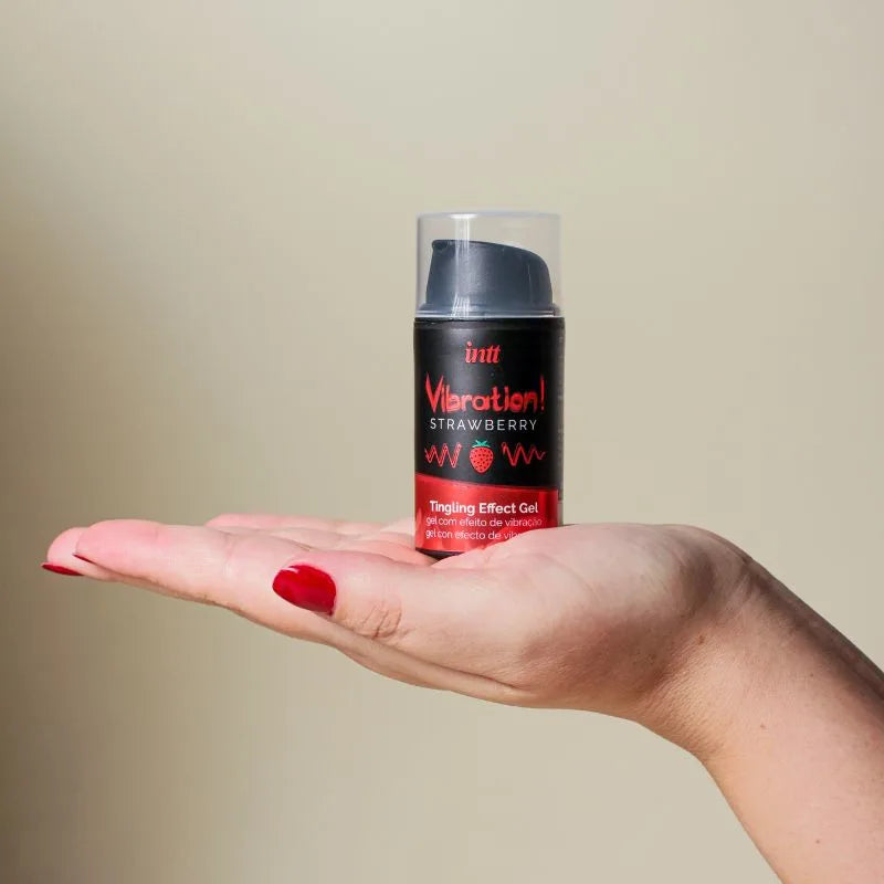 Gel Efecto Vibración Frutilla INTT