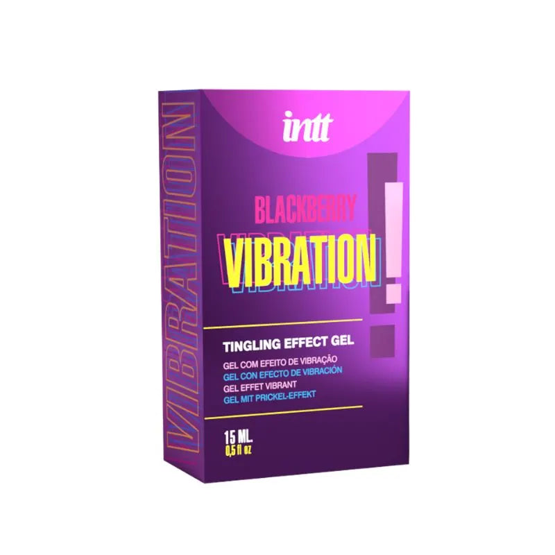 Gel Vibrador Líquido Sabor Mora INTT 15ml